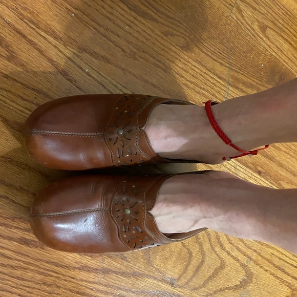 DANSKO Shyanne Leather Mules Clogs Shoes Size 38 - Picture 3 of 5